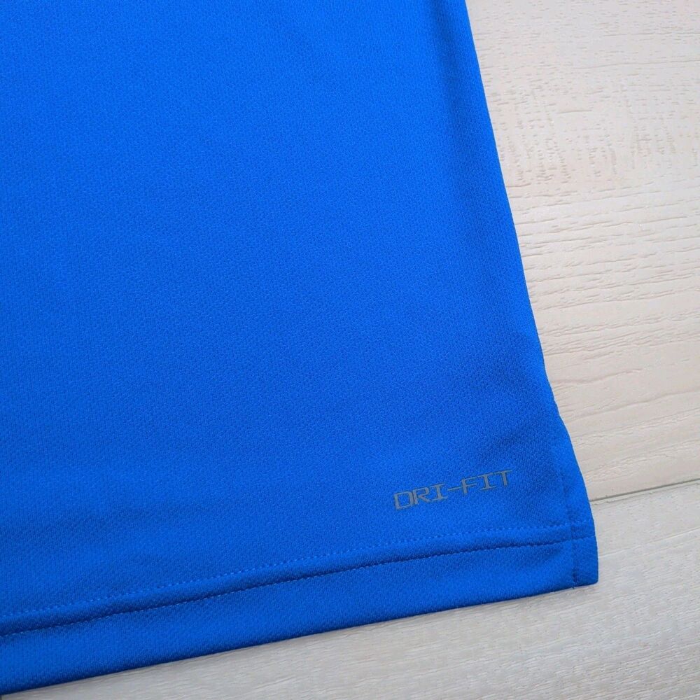 Nike UCLA‎ Bruins Dri-Fit Polo Shirt Mens Large Blue Embroidered Logo - Picture 7 of 10